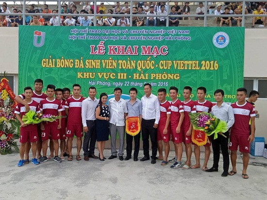 Khai mạc Giải bóng đá Sinh viên toàn quốc - Cup Viettel 2016 khu vực III