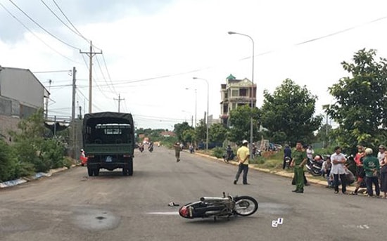 Tai nạn tại vòng xoay, một người tử vong tại chỗ