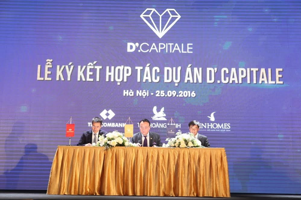 Tân Hoàng Minh Group - Vingroup - Techcombank hợp tác triển khai dự án D’.Capitale