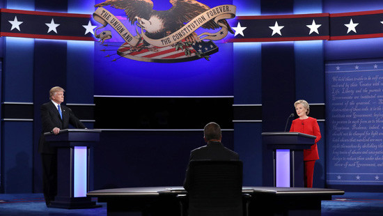 Bầu cử Mỹ 2016: Hai ứng cử viên H.Clinton và D.Trump bắt đầu tranh luận trực tiếp