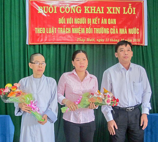 TAND huyện Tháp Mười, Đồng Tháp: Xin lỗi công khai người bị kết án oan