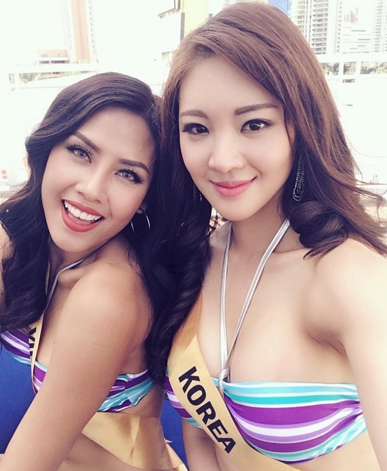 Màn trình diễn bikini bốc lửa của Nguyễn Thị Loan tại Miss Grand International 2016