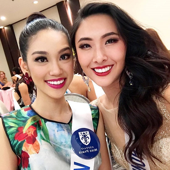 Phương Linh bất ngờ được tổ chức sinh nhật bên thí sinh Hoa hậu Quốc tế 2016