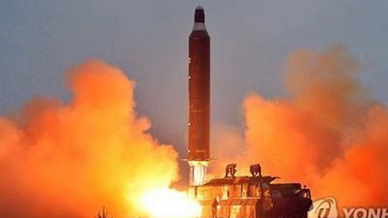 Mỹ phát hiện Triều Tiên phóng tên lửa đạn đạo không thành công