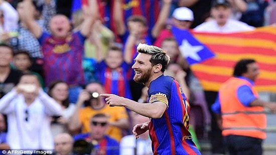 Messi tái xuất, Barca đè bẹp Deportivo