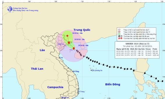 Ngày hôm nay bão số 7 đổ bộ đất liền Quảng Ninh