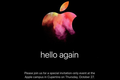 Apple chính thức gửi thư mời sự kiện ra mắt sản phẩm 27/10