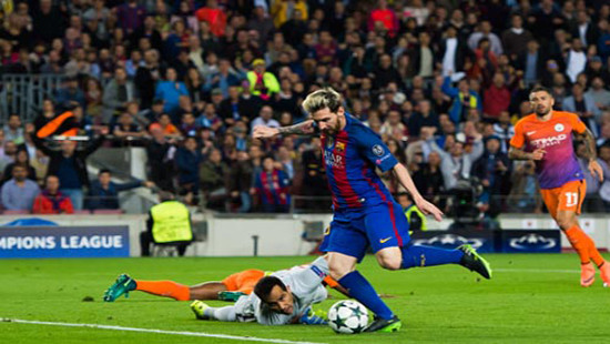 Messi lập hattrick mang về chiến thắng cho Barcelona