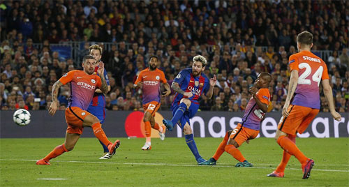 Messi lập thêm kỉ lục ở Champions League sau cú hat-trick vào lưới Man City