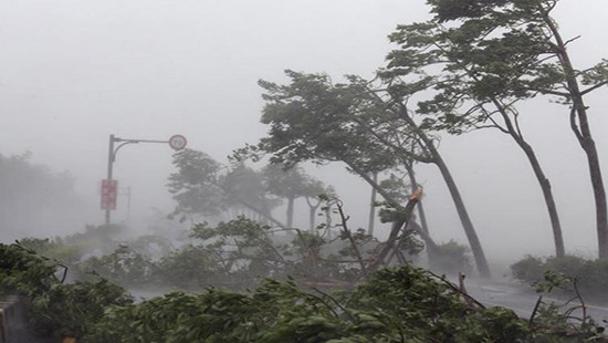 Siêu bão Haima đổ bộ vào Trung Quốc
