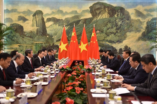 Thường trực Ban Bí thư Đinh Thế Huynh hội kiến Tổng Bí thư, Chủ tịch nước Trung Quốc