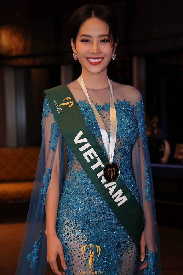 Nam Em giành Huy chương Vàng đầu tiên tại Miss Earth 2016
