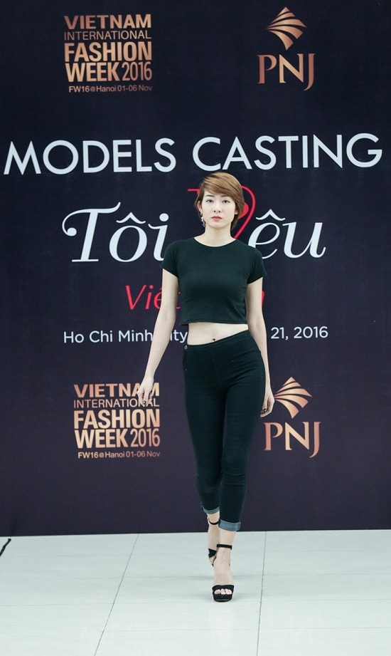 Vietnam International Fashion Week Thu Đông 2016 tuyển người mẫu