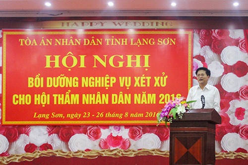 TAND tỉnh Lạng Sơn: Hoàn thành xuất sắc nhiệm vụ công tác năm 2016
