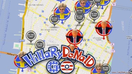 Trump và Clinton trở thành nhân vật mới trong Pokemon Go 