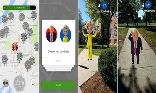 Trump và Clinton trở thành nhân vật mới trong Pokemon Go 