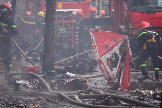 Vụ cháy trên phố Trần Thái Tông: 13 thi thể nạn nhân biến dạng do nhiệt