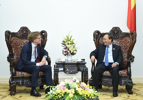 Thủ tướng Nguyễn Xuân Phúc tiếp Đại sứ Thuỵ Điển