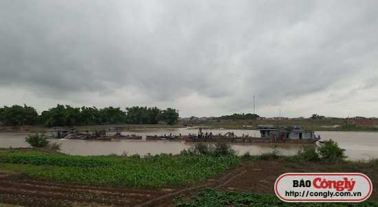 Bắc Giang: Báo động khai thác cát 