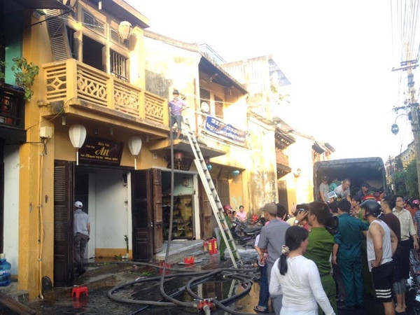 Quảng Nam: Một ngôi nhà cổ ở Hội An phát hỏa