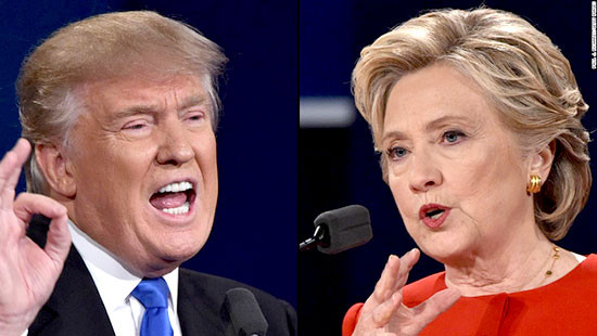 Bà Hillary Clinton và ông Donald Trump nhận định thế nào về kết quả bầu cử?