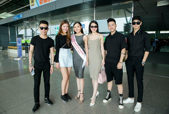 Học trò Hà Hồ ra tận sân bay tiễn Hoàng Thu Thảo dự Hoa hậu Châu Á Thái Bình Dương 2016