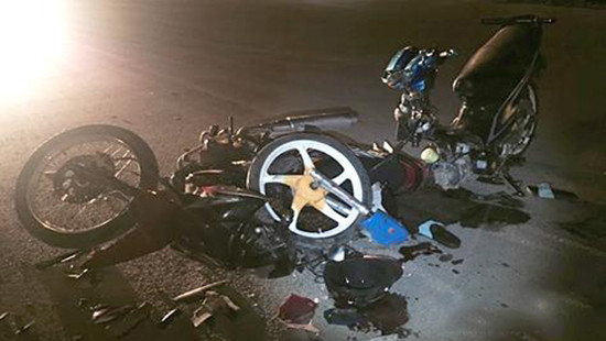 Tai nạn kinh hoàng giữa hai xe máy, 4 người bị thương