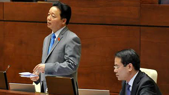 Bộ trưởng TN&MT trả lời chất vấn của đại biểu về dự án Formosa
