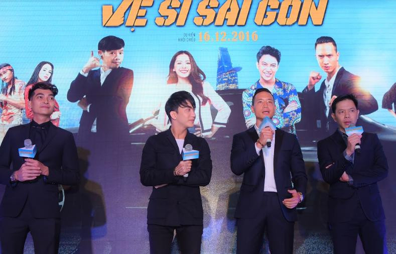 Các chàng “VỆ SĨ SÀI GÒN” bảnh bao hài hước trong showcase hoành tráng tại Hà Nội