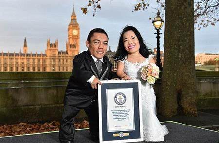 Đám cưới trong mơ của cô dâu chú rể lùn nhất thế giới