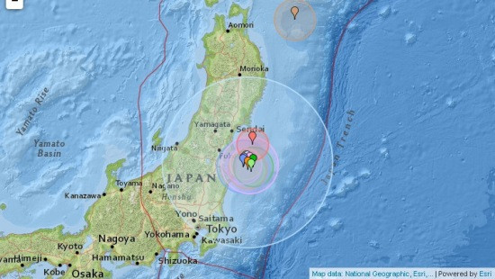 Nhật Bản: Động đất mạnh 7,3 độ Richter, cảnh báo sóng thần lập tức được ban bố 