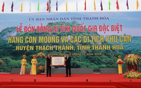 Thanh Hóa: Hang Con Moong được công nhận di tích Quốc gia đặc biệt