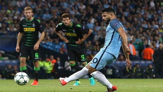 Man City khó khăn cầm hòa Monchengladbach