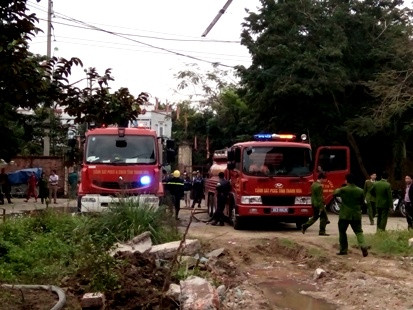 Thanh Hóa: Cháy lớn tại nhà máy bia