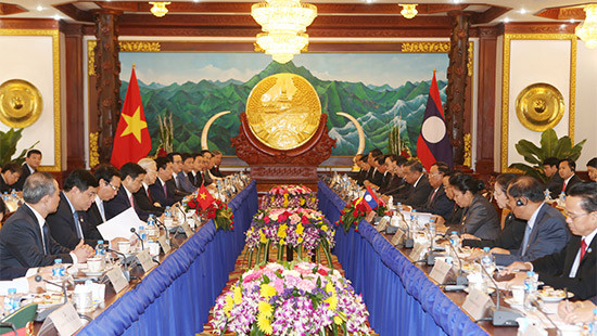 Hội đàm 2 Tổng Bí thư Việt-Lào: Đưa quan hệ đặc biệt hai nước đi vào chiều sâu, hiệu quả
