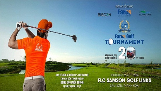 Voucher FLC Samson siêu hấp dẫn dành tặng golf thủ Faros Golf Tournament lần 2