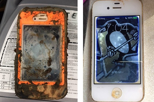 iPhone 4 rơi xuống nước bỗng dưng sống lại sau 1 năm