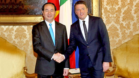  Việt Nam-Italy: Quyết tâm đưa quan hệ đối tác chiến lược vào chiều sâu, thực chất và hiệu quả