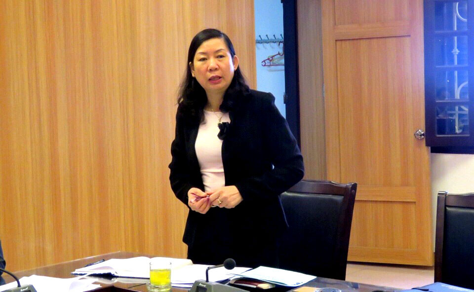 Phó Chánh án Thường trực TANDTC Bùi Ngọc Hòa làm việc với TAND TP. Hải Phòng