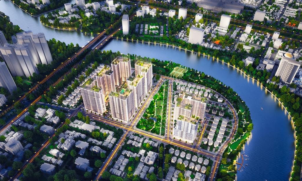 Novaland giới thiệu tháp E Sunrise Riverside ba mặt giáp sông tại Nam Sài Gòn