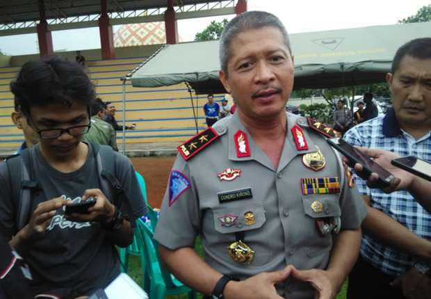 Cảnh sát Indonesia đảm bảo an ninh trong trận đấu với đội tuyển Việt Nam