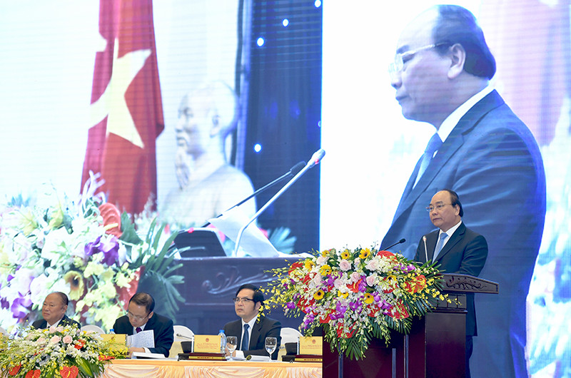 Thủ tướng phát biểu tại Đại hội toàn quốc Hiệp hội Doanh nghiệp nhỏ và vừa Việt Nam