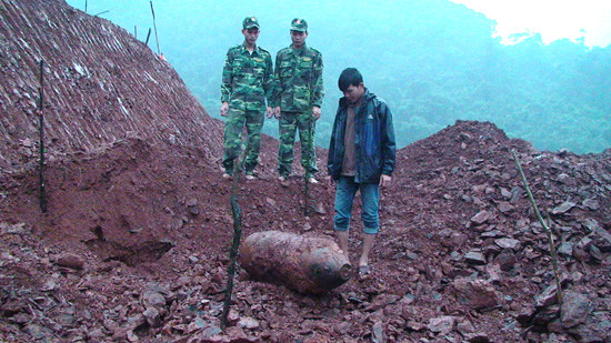 Quảng Bình: Di dời an toàn quả bom 350kg