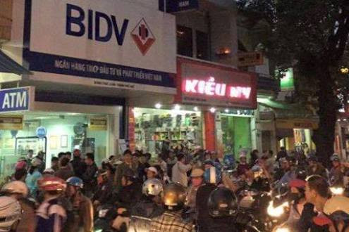 Chi nhánh ngân hàng BIDV ở Huế bị cướp