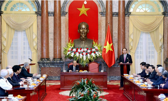 Chủ tịch nước gặp mặt Ban Liên lạc cựu chuyên gia Việt Nam tại Campuchia