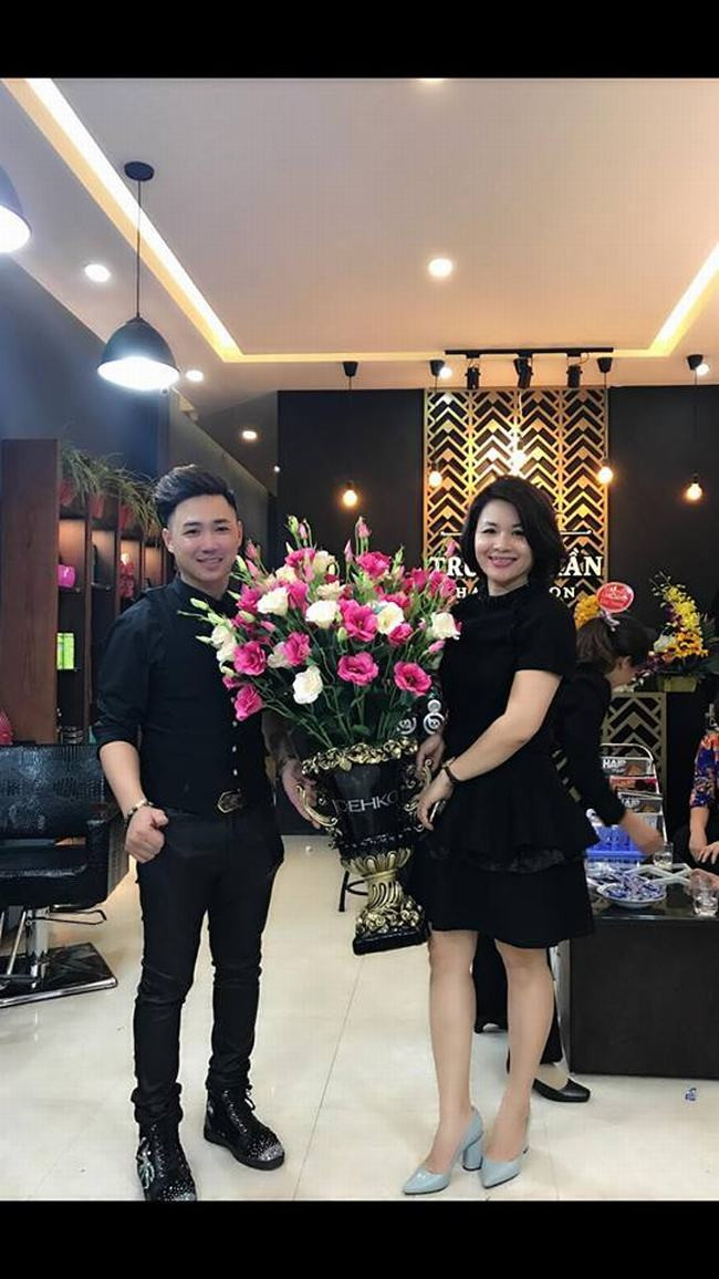 Nhà tạo mẫu tóc Trung Trần khai trương cơ sở mới