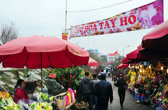 Hà Nội: 60 điểm chợ hoa phục vụ Tết Nguyên đán 2017