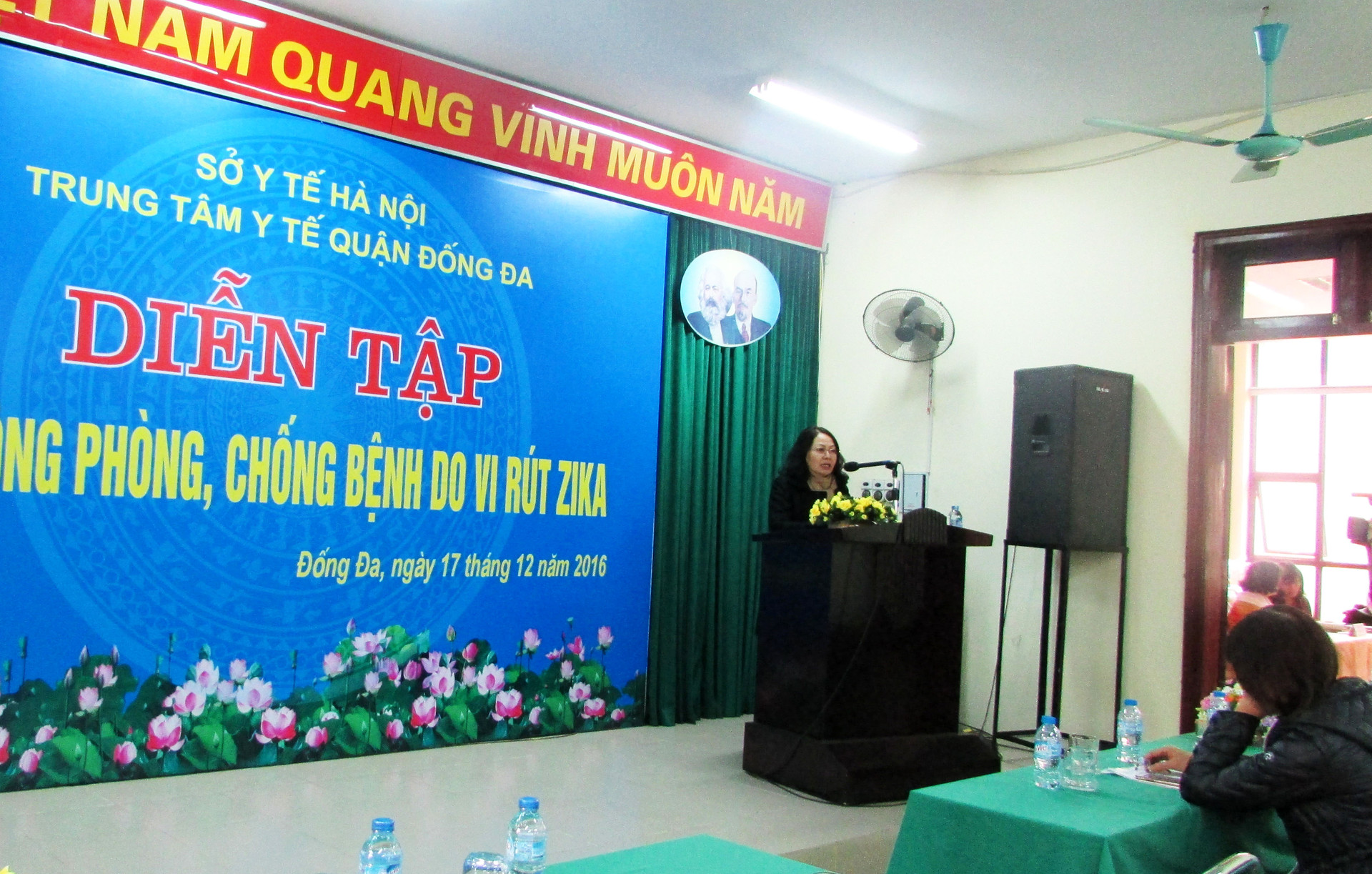 Hà Nội: Diễn tập chủ động phòng chống bệnh Zkia tại quận Đống Đa