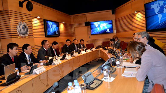 Đoàn Bộ Công an Việt Nam thăm, làm việc với Ban Tổng thư ký Interpol