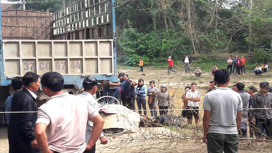 Nghệ An: Học sinh lớp 2 bị ô tô cán tử vong trên đường đi học về